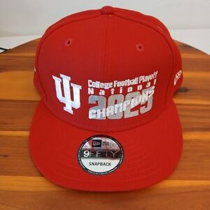 Indiana Hoosiers Hat Cap Snapback New Era 9FIFTY Football National Champions